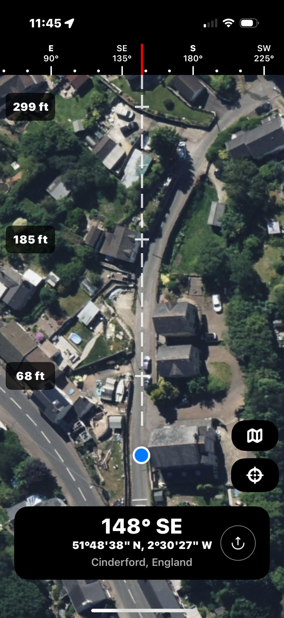 Detailed satellite navigation